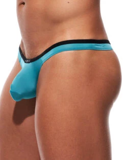 Gregg Homme Voyeur Thong Teal 100604 -Underline Fashion Store 100604 07 close side