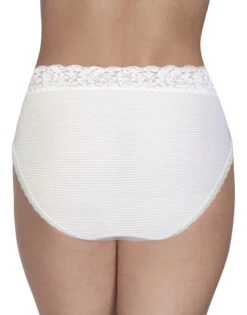 Vanity Fair Flattering Lace Hi Cut Brief 13280 -Underline Fashion Store 13280 StarWhite 770 2Back 3x4 1