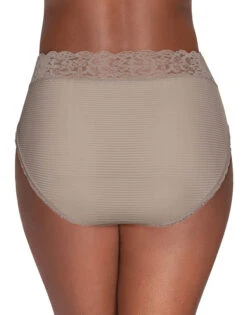 Vanity Fair Flattering Lace Hi Cut Brief 13280 -Underline Fashion Store 13280 ToastedCoconut 3551 2Back 3x4 1