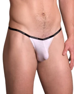 Doreanse Ribbed Modal T Thong 1330 -Underline Fashion Store 1330 WHT 3