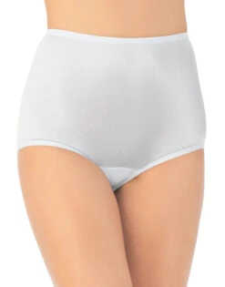 Vanity Fair Perfectly Yours Ravissant Premium Tailored Nylon Brief - 15712 -Underline Fashion Store 15712 Soft Blue 2183 crop