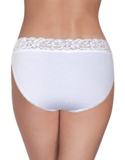 Vanity Fair Flattering Lace Bikini 18285 -Underline Fashion Store 18285 4581 WhiteStripe VANITYFAIR PANTS asset model back 3x4 0c891bf2 3395 48ae 94e7 e6b7ff096b8e