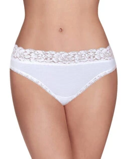 Vanity Fair Flattering Lace Bikini 18285 -Underline Fashion Store 18285 4581 WhiteStripe VANITYFAIR PANTS asset model front 3x4 4e748987 80fc 4cff ab70 eb679b1fe437