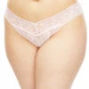 Hanky Panky Stretch Original Rise Lace Plus Size Thong 4811X