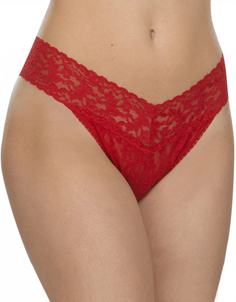 Hanky Panky Stretch Signature Original Rise Lace Thong 4811 6 Hanky Panky Stretch Signature Original Rise Lace Thong 4811 - Image 6