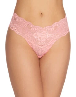 Hanky Panky American Beauty Rose Natural Rise Thong 1C1511 -Underline Fashion Store 1C1511 PinkParfait