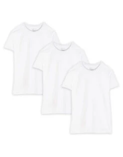 Fruit Of The Loom 3-Pack White Crew 2828