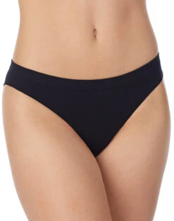 On Gossamer Cabana Cotton Seamless Bikini G1284 -Underline Fashion Store 28 G1284 I001A BLACK 0787