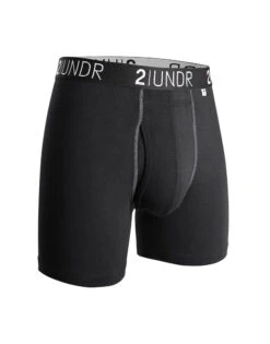 2UNDR Men's Swing Shift Boxer Brief 2U01BB -Underline Fashion Store 2UNDR 2U01BB Black Grey 002 FLAT 6ee29ddb c8e2 4a79 9980 b4b466f56757