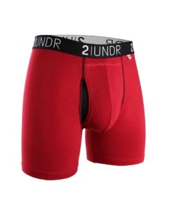 2UNDR Men's Swing Shift Boxer Brief 2U01BB -Underline Fashion Store 2UNDR 2U01BB Red Red 006 FLAT b443e349 159a 4e09 a89a 55273af559f3