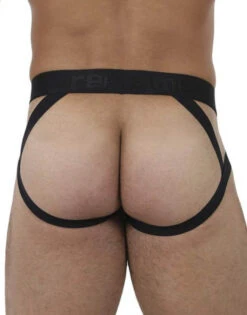 Xtremen Microfiber Jockstrap 91068 -Underline Fashion Store 2Xtremen 91068 Black B 1