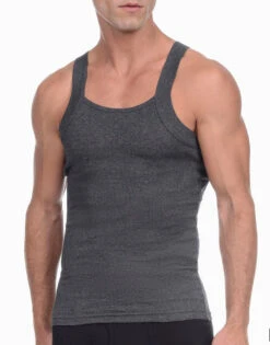 2xist Men's 2-Pack Essential Range Square Cut Tank Tops 020227 -Underline Fashion Store 2xist 020227 Charcoal Heather T 1 fa536847 e88d 4acc 98fc 1d7268e23176