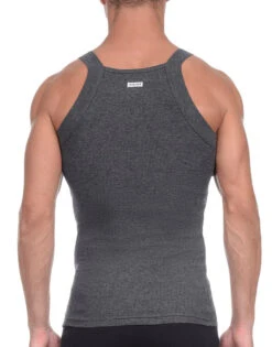2xist Men's 2-Pack Essential Range Square Cut Tank Tops 020227 -Underline Fashion Store 2xist 020227 Charcoal Heather T 3 cb93ad1b 55e9 427d ace6 b40eac964204
