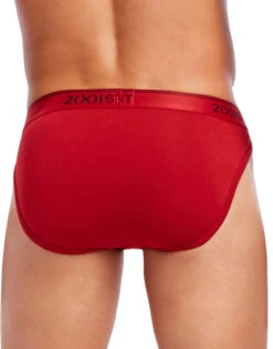 2xist Stretch Core Cotton 3 Pack Sport Brief Underwear 021312 -Underline Fashion Store 2xist 021312 Scotts Red Black Skydiver 63306 B 2
