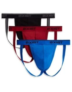 2xist 3-Pack Stretch Jock Strap 021322 -Underline Fashion Store 2xist 021322 Scotts Red Black Sky Diver FLAT e73b84bb 2f27 49e8 b03d b3d2003c4122