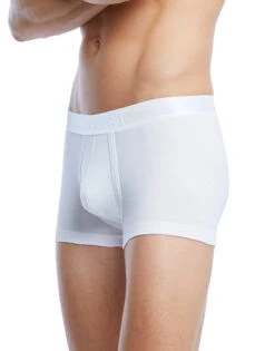 2xist Men's Pima Cotton Trunk 041023 -Underline Fashion Store 2xist 041023 White B 1
