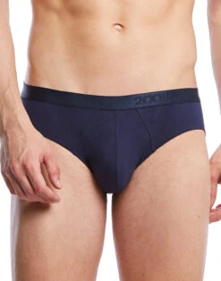 2xist Men's Pima Cotton Bikini Brief 041032 -Underline Fashion Store 2xist 041032 Navy Blazer 481NL B 1