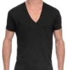 2xist Men's Pima Slim Fit Deep V-Neck T-Shirt 041041