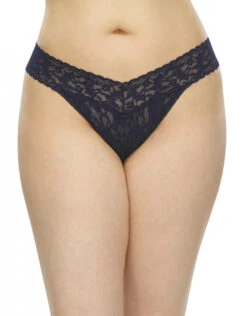 Hanky Panky Stretch Original Rise Lace Plus Size Thong 4811X -Underline Fashion Store 309269