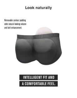 Leo Padded Butt Enhancer Brief 033293 -Underline Fashion Store 33293 Black 05