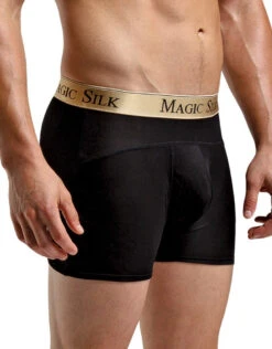 Magic Silk Men's Knit Panel Boxer Brief 6886 -Underline Fashion Store 420289