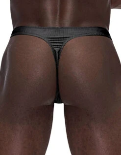 Male Power Barely There Bong Thong 443-272 -Underline Fashion Store 443272BK Back