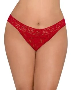 Hanky Panky Stretch Original Rise Lace Plus Size Thong 4811X -Underline Fashion Store 4811X red b 91997ac4 f723 4ef3 a6ed 52fd1cb24572