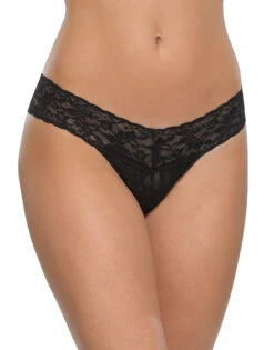 Hanky Panky Signature Lace 5 Pack Low Rise Thong 4911FPK 7 Hanky Panky Signature Lace 5 Pack Low Rise Thong 4911FPK -Underline Fashion Store 4911FPK black