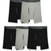 Fruit Of The Loom 5-Pack Coolzone Black/Grey Boxer Brief 5BL76TG