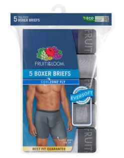 Fruit Of The Loom 5-Pack Coolzone Asst Boxer Brief 5BL7CTG -Underline Fashion Store 5BL7CTG 3x4 Transparent BG 1