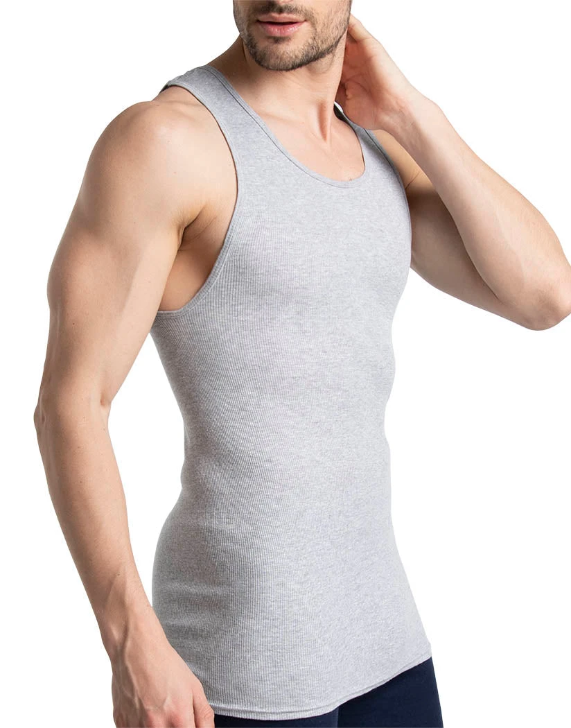 Fruit Of The Loom 5-Pack Black/Grey A-Shirt 5P260TG 4 Fruit Of The Loom 5-Pack Black/Grey A-Shirt 5P260TG - Image 4