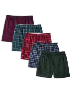 Fruit Of The Loom 5-Pack Tartan Boxer 5P590TG