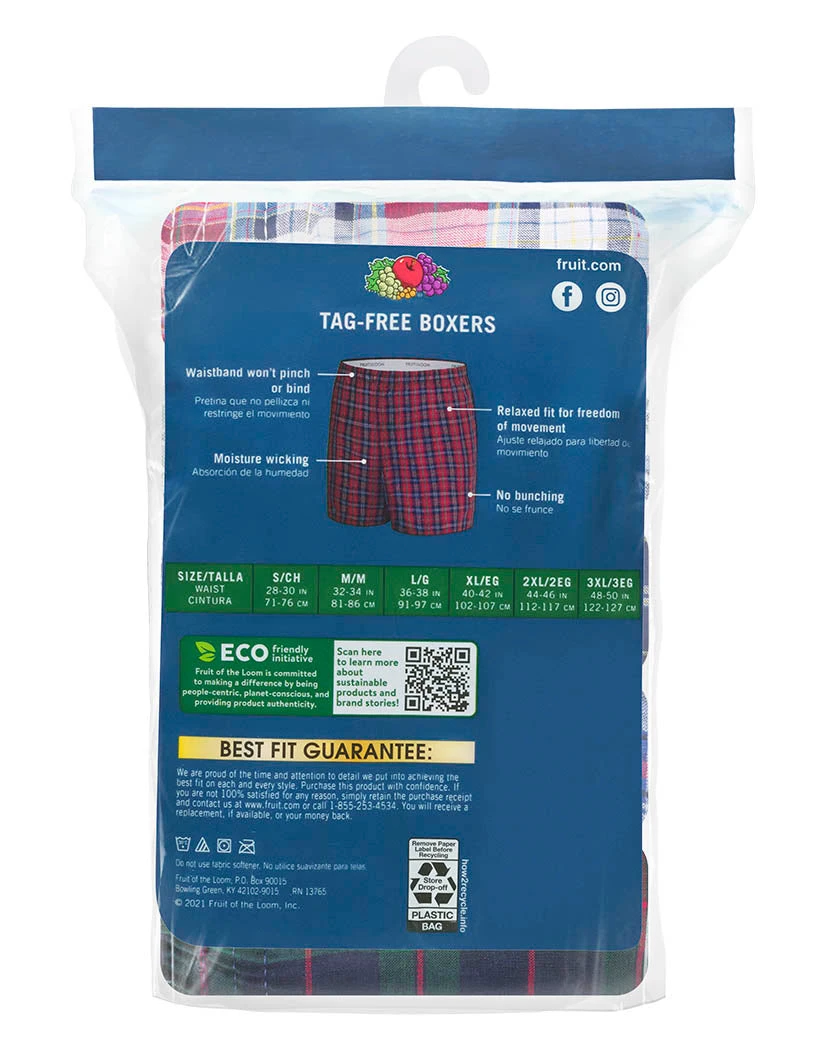 Fruit Of The Loom 5-Pack Tartan Boxer 5P590TG 5 Fruit Of The Loom 5-Pack Tartan Boxer 5P590TG - Image 5