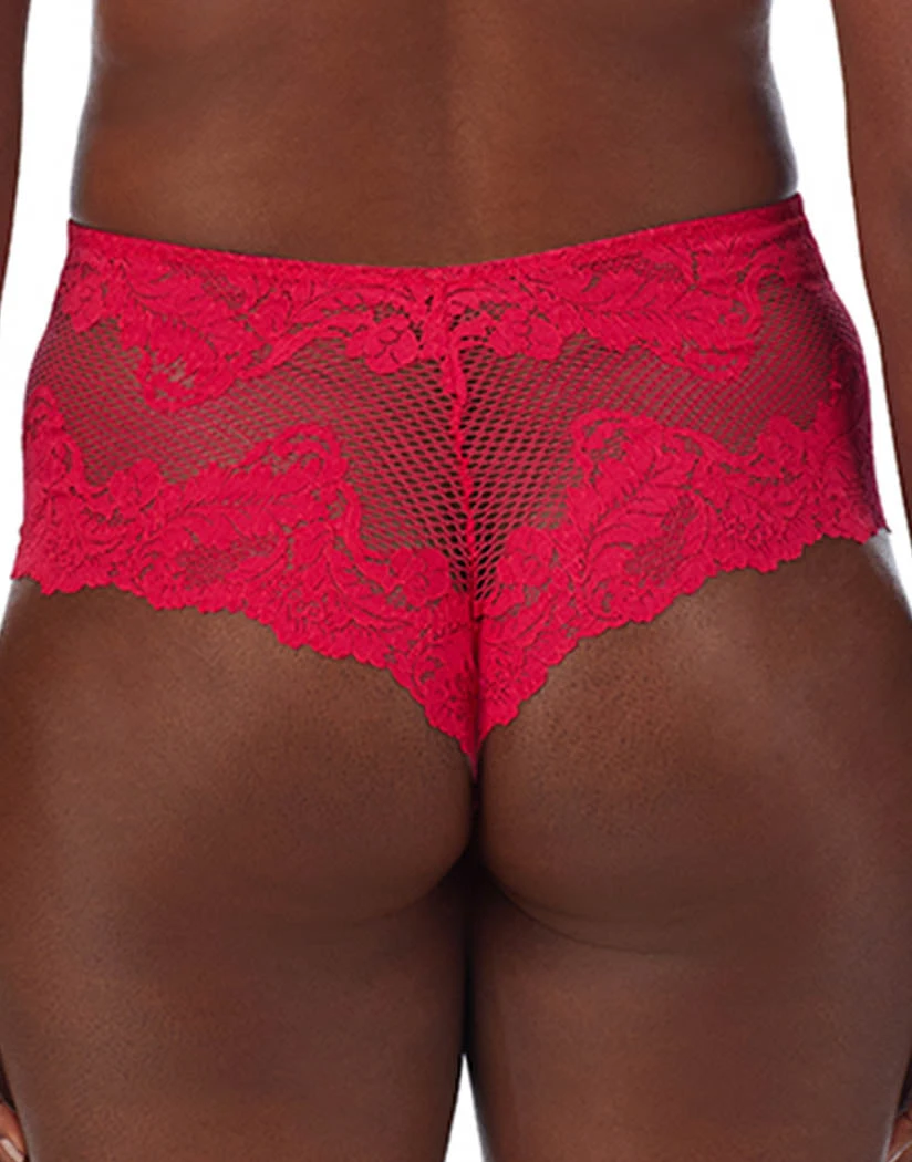 Le Mystere Lace Allure High Waist Thong Bright Pink 7946 2 Le Mystere Lace Allure High Waist Thong Bright Pink 7946 - Image 2