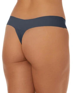 Hanky Panky Breathe "Eve" Natural Rise Thong 6J1661B -Underline Fashion Store 6J1661B granite back