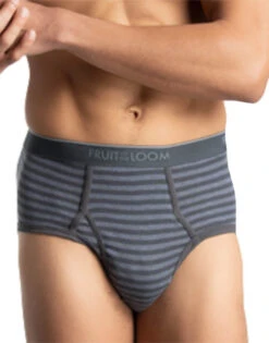 Fruit Of The Loom 6-Pack Stripes/Solid Fashion Brief 6P4619 -Underline Fashion Store 6P4619
