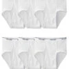 Fruit Of The Loom 6-Pack White Brief 6P762