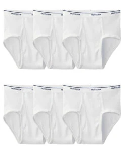 Fruit Of The Loom 6-Pack White Brief 6P762