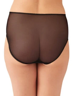 Wacoal Evocative Edge Hi-Cut Brief 841304 10 Wacoal Evocative Edge Hi-Cut Brief 841304 -Underline Fashion Store 841304 BK B