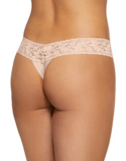 Hanky Panky Cotton With A Conscience Petite Low Rise Thong 891581XS -Underline Fashion Store 891581XS chai back