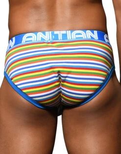Andrew Christian Bright Stripe Brief W/ Almost Naked 92601 5 Andrew Christian Bright Stripe Brief W/ Almost Naked 92601 -Underline Fashion Store 92601Brief Oct 05