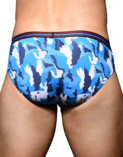 Andrew Christian Camo Boy Brief 3-Pack W/ Almost Naked 92670 -Underline Fashion Store 92670Brief Blue05