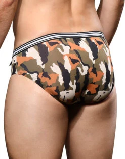 Andrew Christian Camo Boy Brief 3-Pack W/ Almost Naked 92670 -Underline Fashion Store 92670Brief Green04