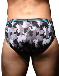 Andrew Christian Camo Boy Brief 3-Pack W/ Almost Naked 92670 -Underline Fashion Store 92670Brief Grey05