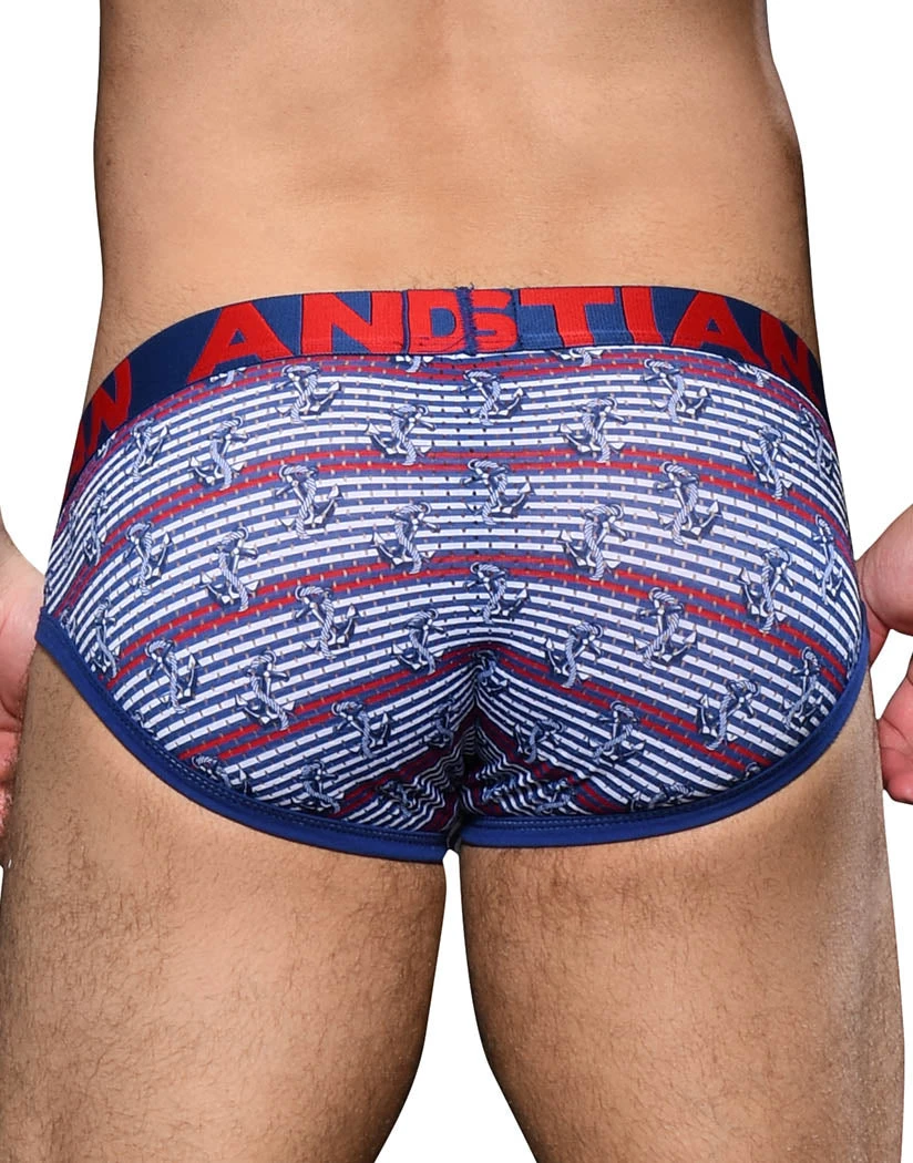Andrew Christian Anchor Mesh Brief W/ Almost Naked 92693 3 Andrew Christian Anchor Mesh Brief W/ Almost Naked 92693 - Image 3
