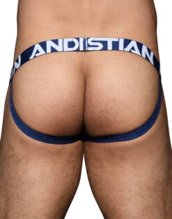 Andrew Christian Active Sports Jock W/ Almost Naked 92698 -Underline Fashion Store 92698Jock Blue Dec 05