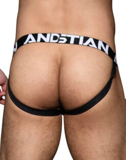 Andrew Christian Active Sports Jock W/ Almost Naked 92698 -Underline Fashion Store 92698Jock Charcoal Dec 05