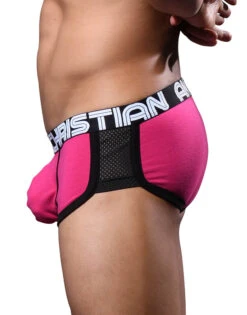 Andrew Christian Show It Retro Pop Mesh Boxer 92834 -Underline Fashion Store 92834Boxer Fuchsia03