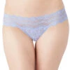 B.tempt'd By Wacoal Lace Kiss Thong Brunera Blue 970182