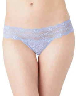 B.tempt'd By Wacoal Lace Kiss Thong Brunera Blue 970182